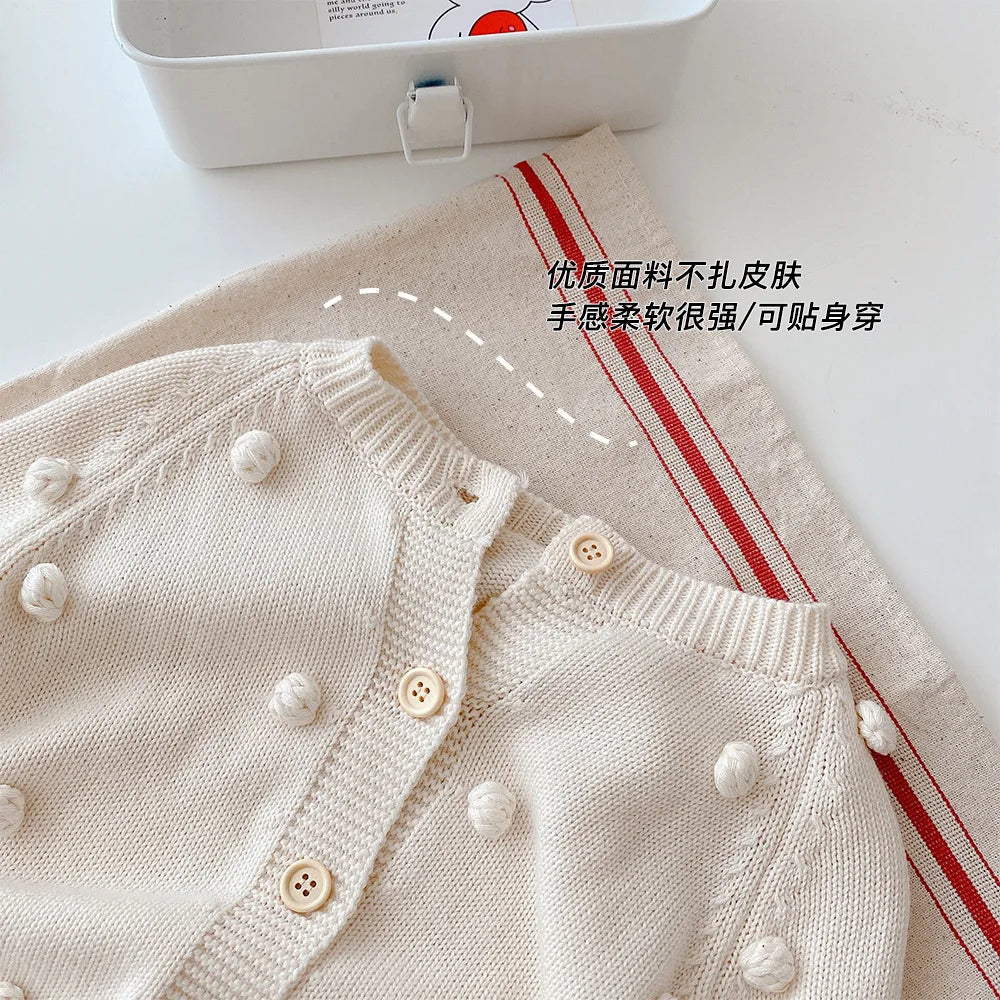 Cute Kids Children Girls Fall Autumn Sweaters Ooutwear Coat  children Girls Long Sleeve Toddler Winter Toddler Cardigan Sweater