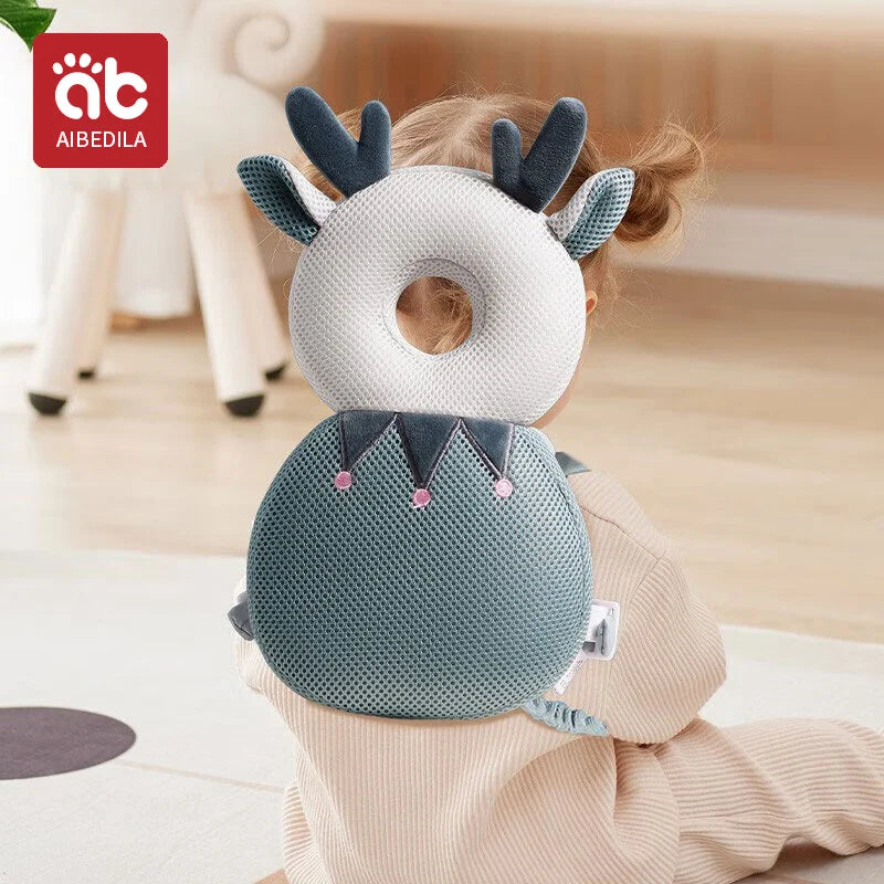 AIBEDILA Baby Head Back Protector Pillow Anti-Fall Safety Pad Headgear for Newborn Toddlers Learning to Walk Injury Prevention