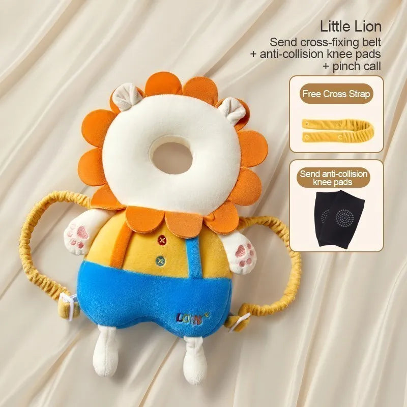 AIBEDILA Baby Head Back Protector Pillow Anti-Fall Safety Pad Headgear for Newborn Toddlers Learning to Walk Injury Prevention