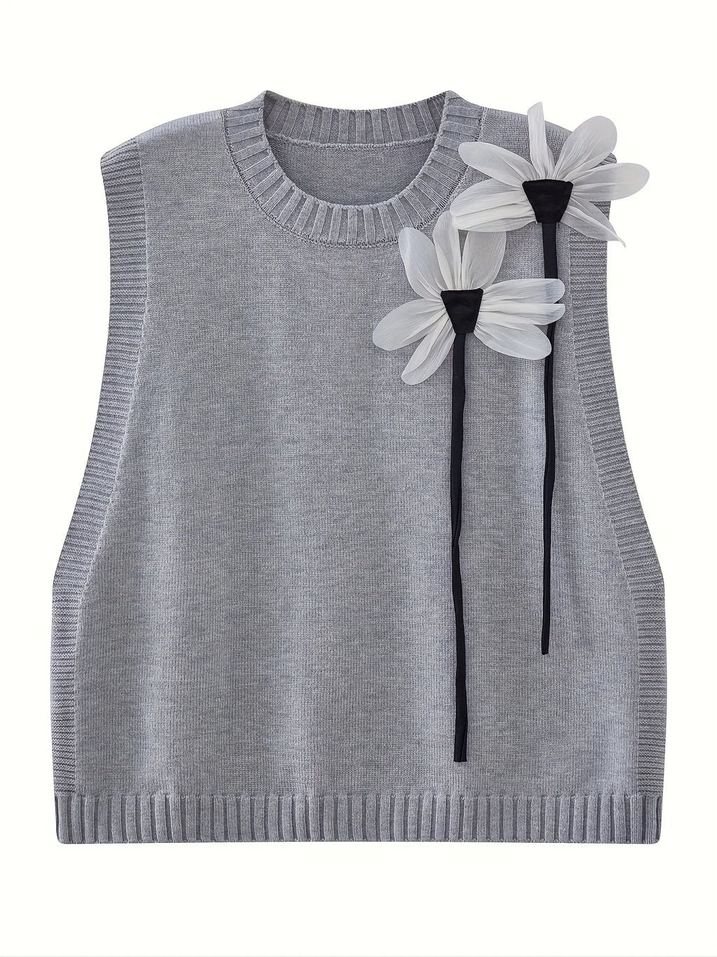 Fall Winter Elegant Knitwear 3pcs Women's Sweater Set Chic White Gray Black Cardigan with Bow Detail Casual Knit Wide Leg Pants