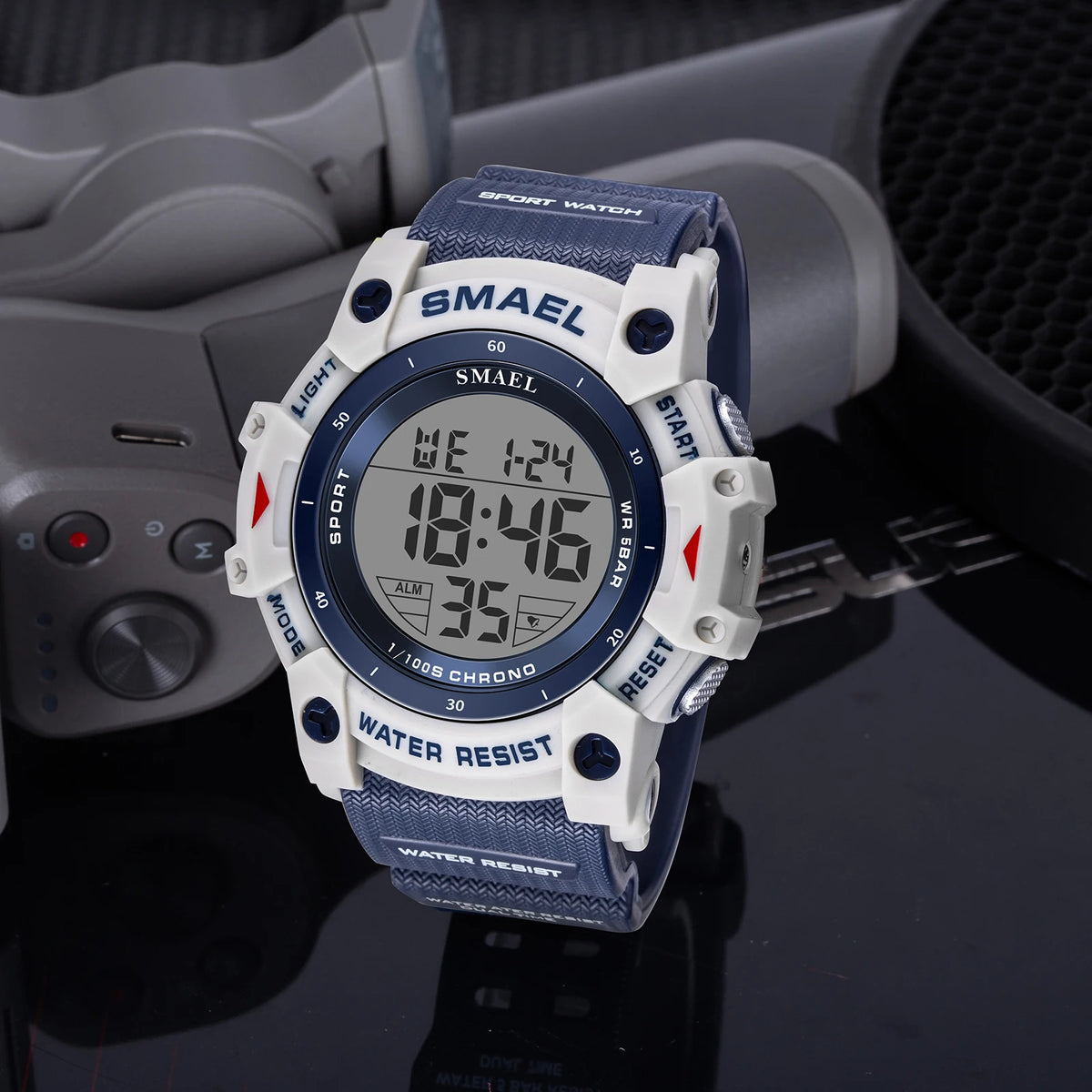 SMAEL Brand 8123 Waterproof Dropshipping Watch Alarm Clock Night Light Young Fashion Business Quartz Sport Wristwatches