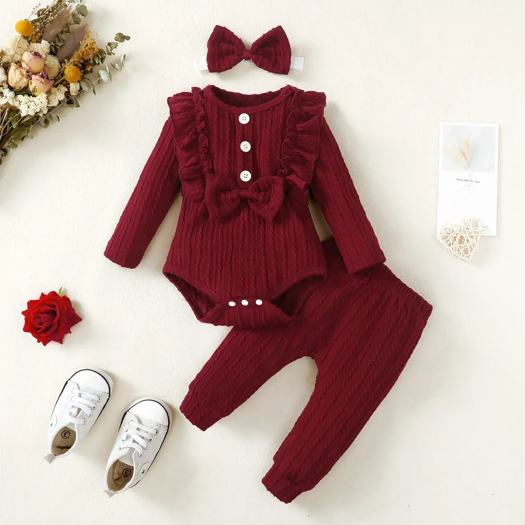 Baby Girl Clothes Set Newborn Clothes 0 3 Months Baby Cloths Girl Autumn Toddler  Fall Clothes Baby Girl Outfits