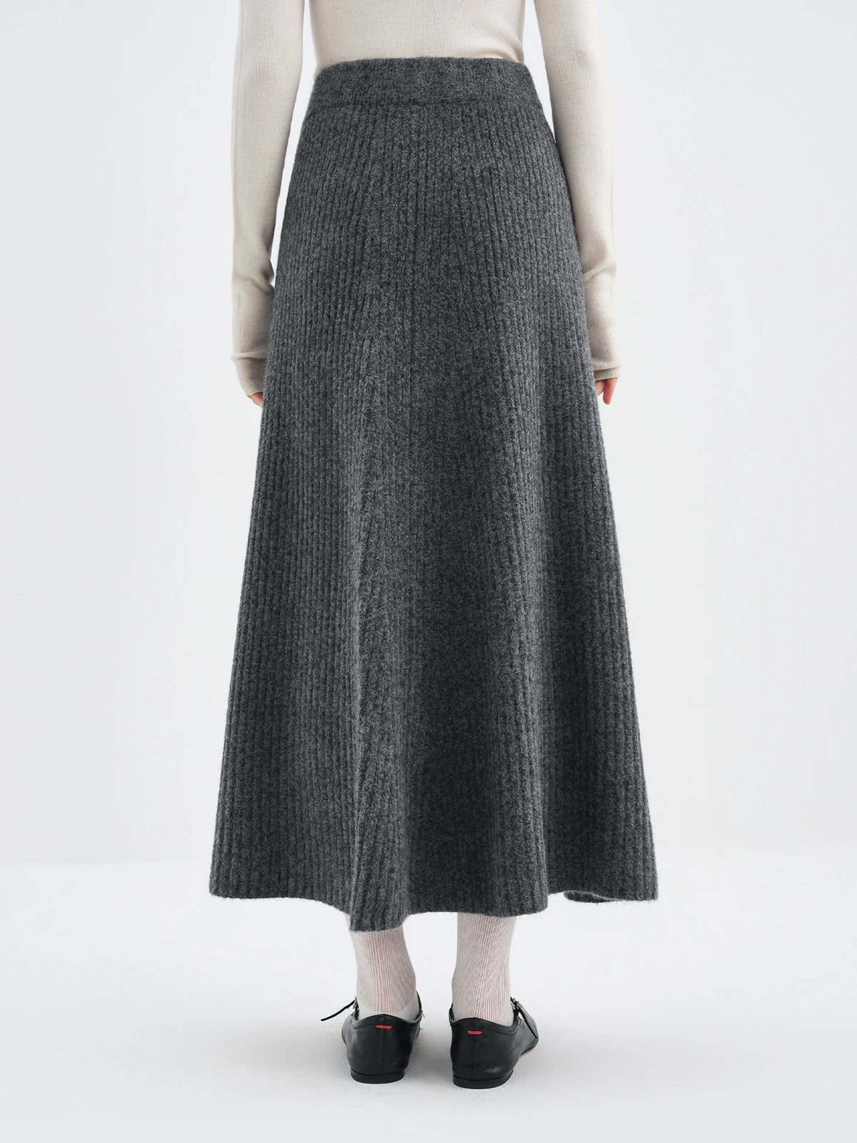 FSLE Fall 2025 Winter New Arrival Elegant Knitwear Twisted Knit Sweater and Skirt Two-Piece Outfit Sweater and Long Skirts Sets