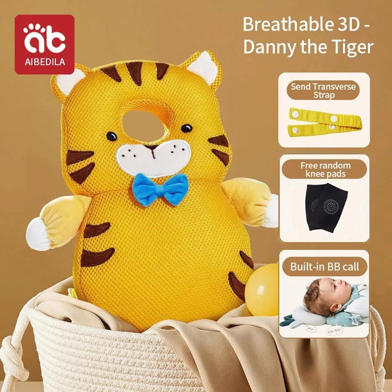 AIBEDILA Baby Head Back Protector Pillow Anti-Fall Safety Pad Headgear for Newborn Toddlers Learning to Walk Injury Prevention
