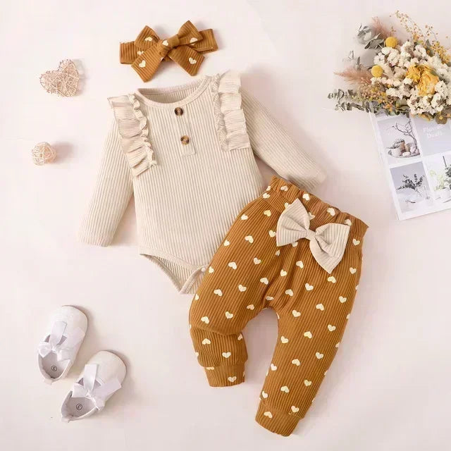 Baby Girl Clothes Set Newborn Clothes 0 3 Months Baby Cloths Girl Autumn Toddler  Fall Clothes Baby Girl Outfits