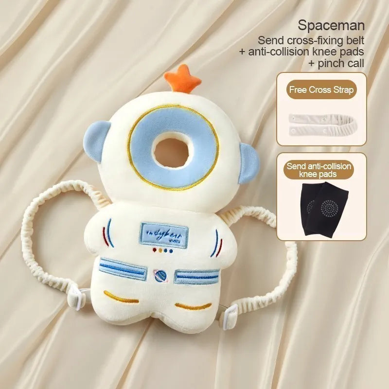 AIBEDILA Baby Head Back Protector Pillow Anti-Fall Safety Pad Headgear for Newborn Toddlers Learning to Walk Injury Prevention