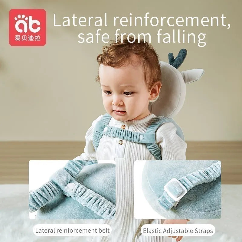 AIBEDILA Baby Head Back Protector Pillow Anti-Fall Safety Pad Headgear for Newborn Toddlers Learning to Walk Injury Prevention
