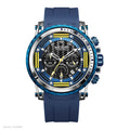 MEGIR Watches for Men Fashion Chronograph Quartz Watch with Silicone Strap Waterproof Sport Wristwatch relogio часы montre reloj