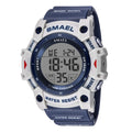 SMAEL Mens Multifunction Digital Sports Watch LED Display Waterproof Stopwatch Alarm Clock Casual Daily Wristwatch Montre Homme