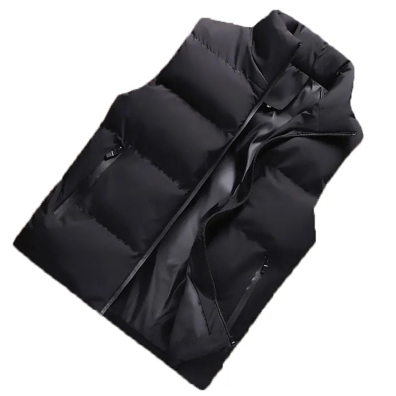 Men Vest Windproof Vest Men Jacket Sleeveless Vest Winter Jacket Casual Coat Men down Cotton Warm Thicken Waistcoat Thick