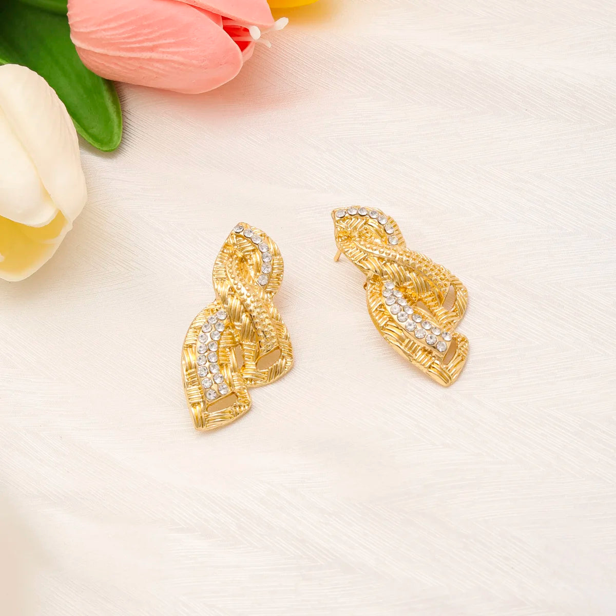 Dubai Gold Plated Jewelry Sets Women Middle East Necklace Zircon Pendant Bracelet Earrings Ring Wedding African Bridal Bijoux