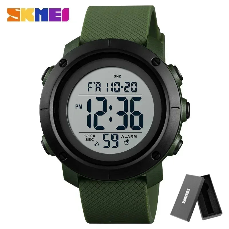 SKMEI 1426  Relogio Masculino Sport Watch Men Luxury Brand 5Bar Waterproof Watches Montre Men Alarm Clock Fashion Digital Watch