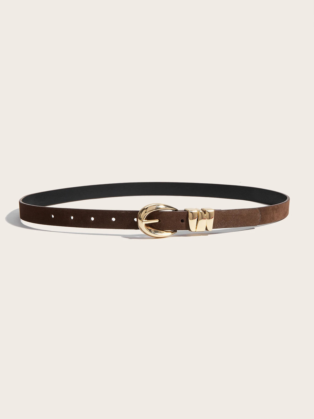 A Women's Belt, Boho Belt, Western Belt, Suede Belt, Brown Belt, Y2K Belts, Chunky Belt, Country Belt, Gold Pin Buckle Belt, to Pair with Pants, Dresses, Solid Color Casual and Elegant Women's Belt, Everyday Casual Belt, Coll