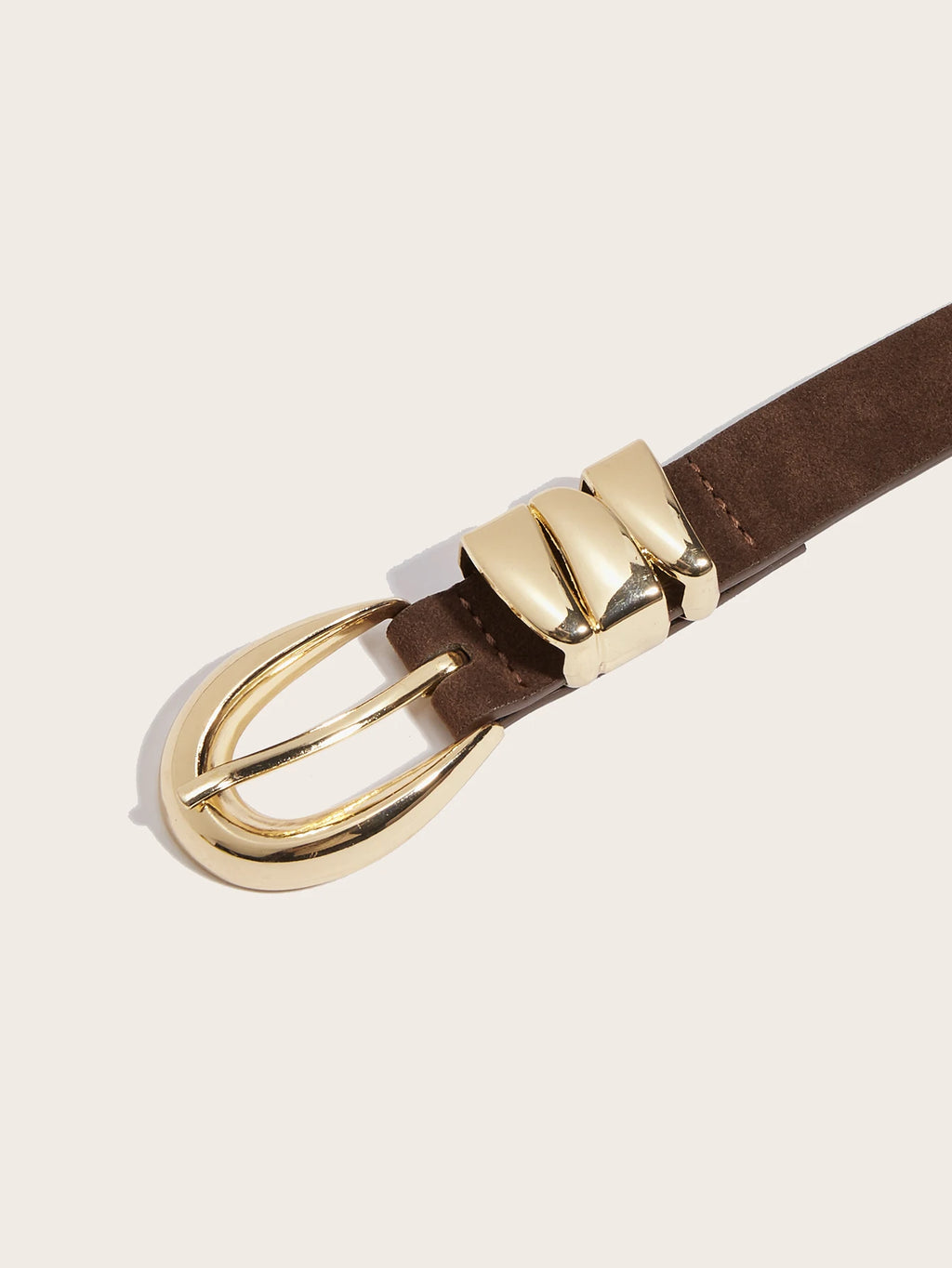 A Women's Belt, Boho Belt, Western Belt, Suede Belt, Brown Belt, Y2K Belts, Chunky Belt, Country Belt, Gold Pin Buckle Belt, to Pair with Pants, Dresses, Solid Color Casual and Elegant Women's Belt, Everyday Casual Belt, Coll