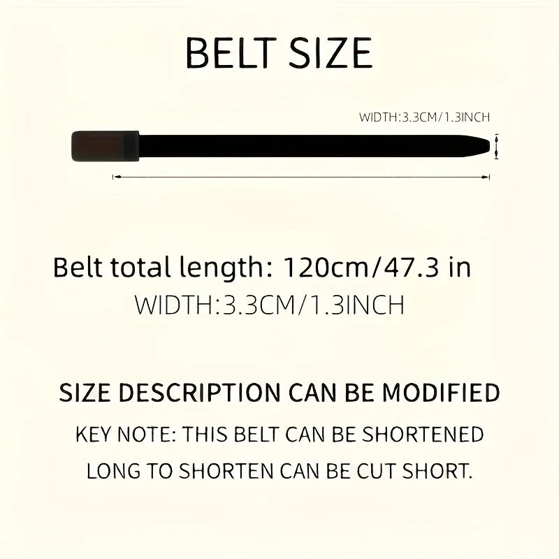 Men's belt made of synthetic leather with an automatic alloy buckle, durable and suitable for casual and semi-formal occasions.