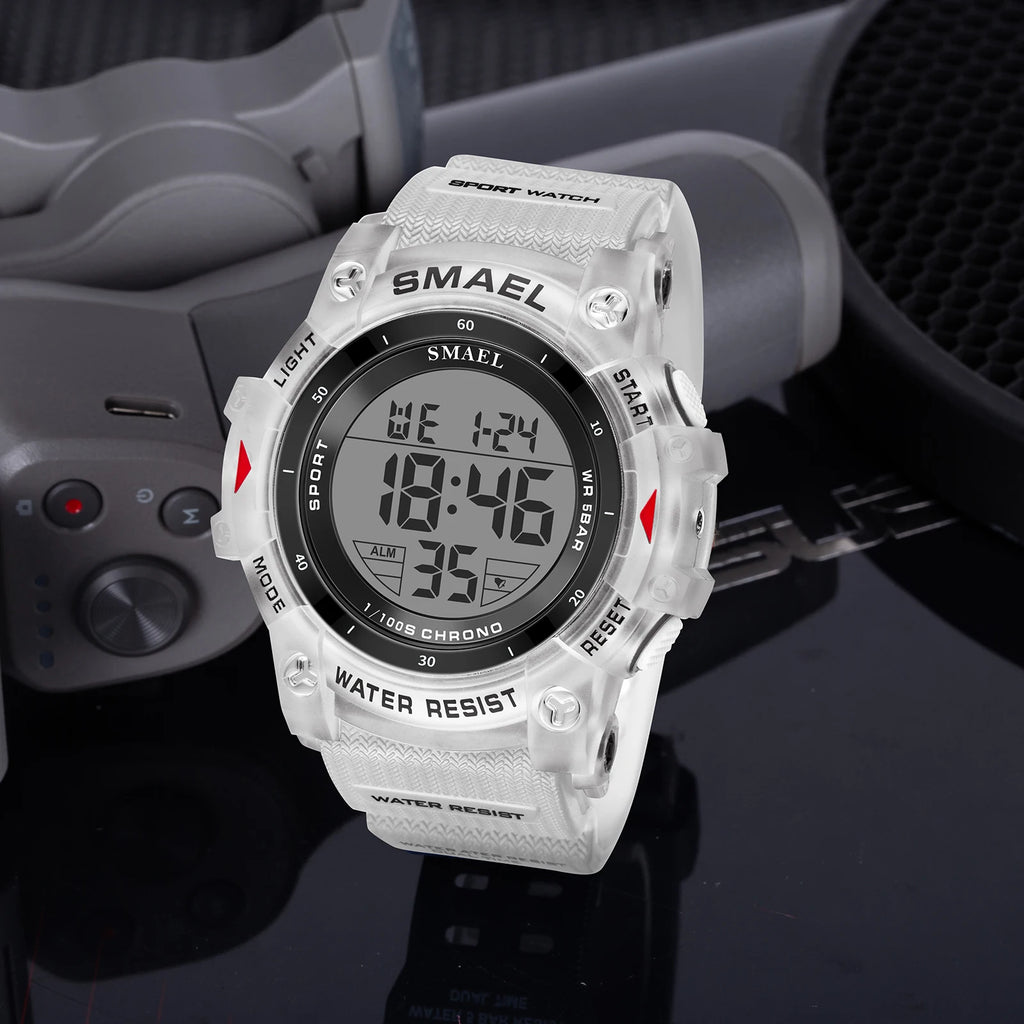 SMAEL Brand 8123 Waterproof Dropshipping Watch Alarm Clock Night Light Young Fashion Business Quartz Sport Wristwatches