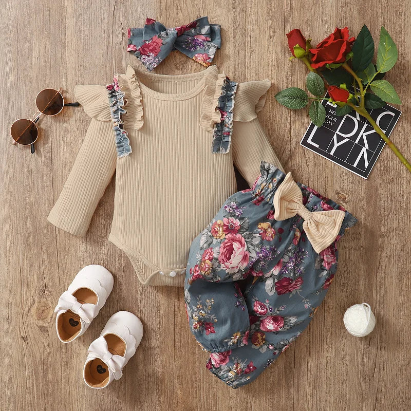 Baby Girl Clothes Set Newborn Clothes 0 3 Months Baby Cloths Girl Autumn Toddler  Fall Clothes Baby Girl Outfits